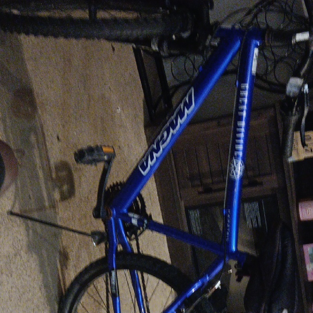 Glossy Blue Bicycle Frame for Versatile Use